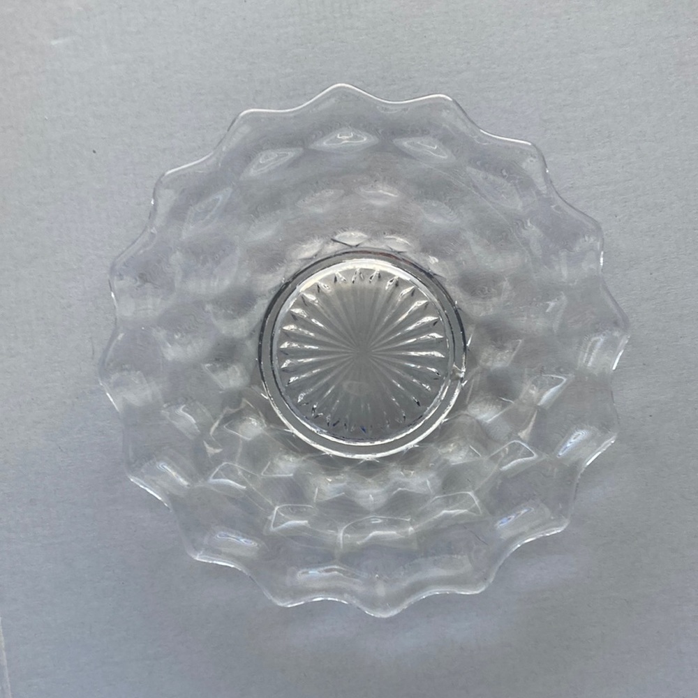 Vintage Fostoria - 6 American Clear 6” Bread & Butter plates